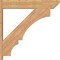 Ekena Millwork Balboa Slat Smooth Outlooker, Western Red Cedar, 7 1/2"W x 40"D x 40"H OUT08X40X40BOA06SWR - alternate 3